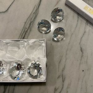Diamond Shape Crystal Paperweights